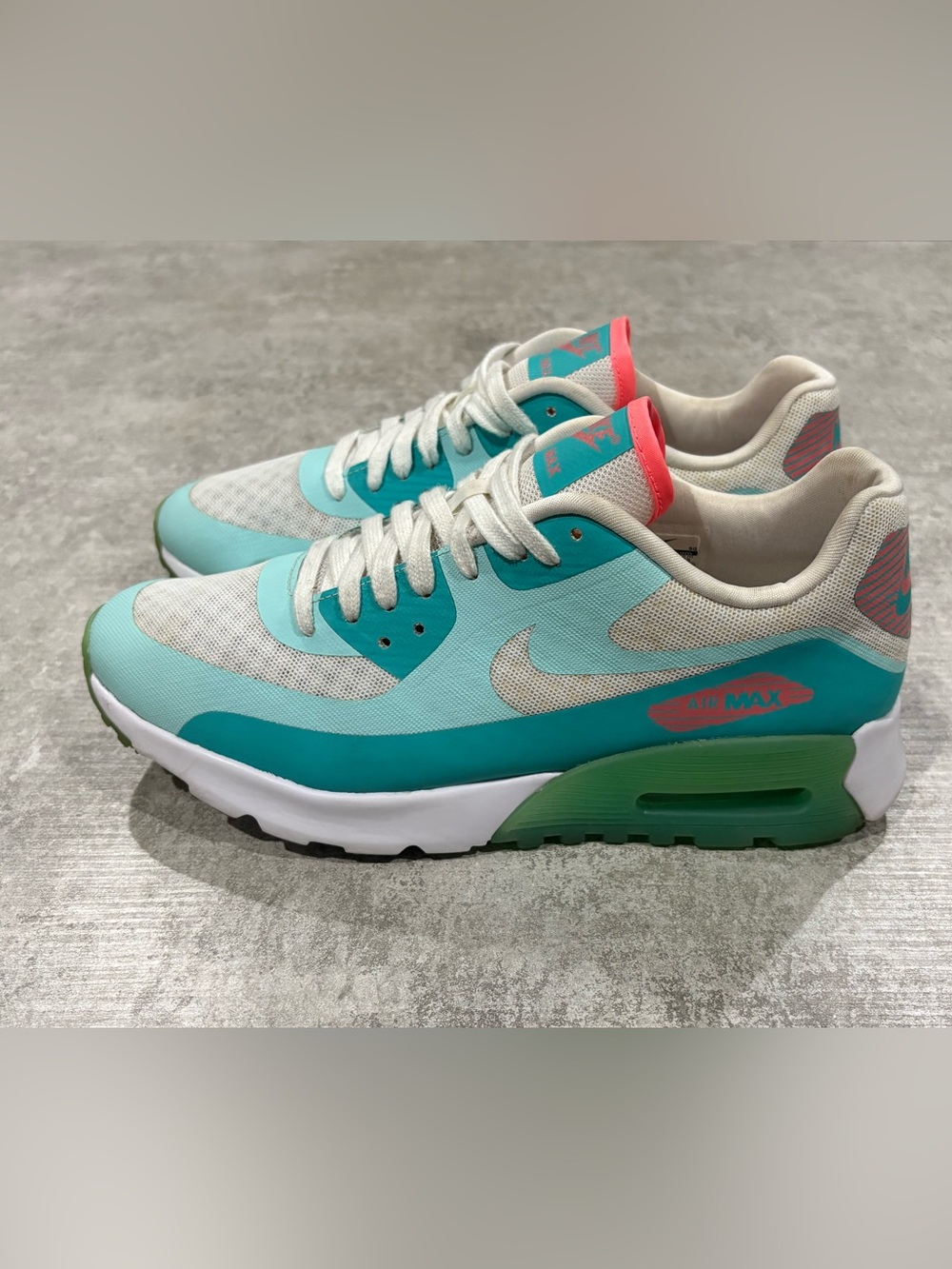 Nike Air Max 90 Ultra Breathe Retro-Lava Glow Sneakers - Picture 3 of 11
